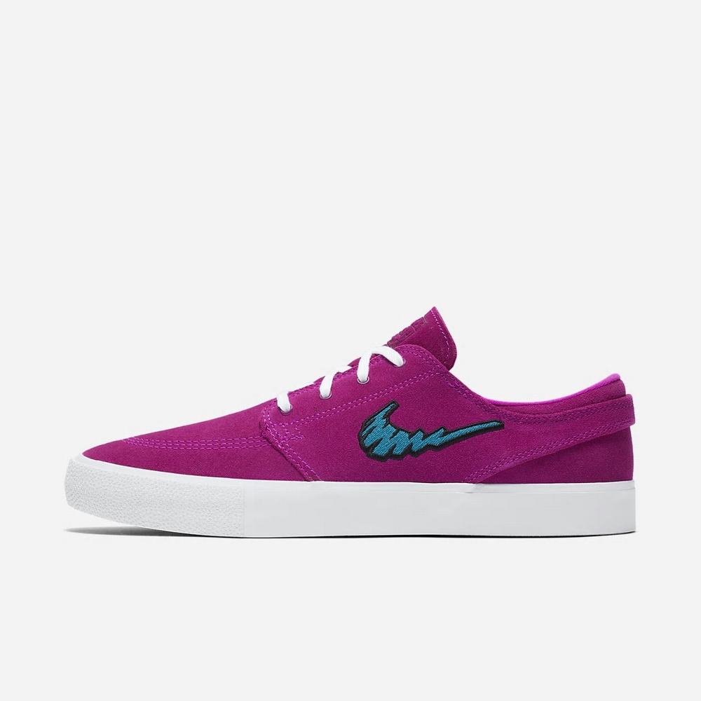 Chaussure De Skate Nike SB Zoom Stefan Janoski RM Violet 5708-634 Vivid Purple/Black/Gum Light Brown/Laser Blue Homme | IJC-83933056